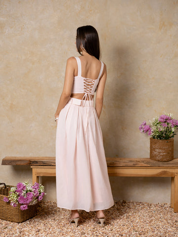 Back Tie Up Bustier Corset Top