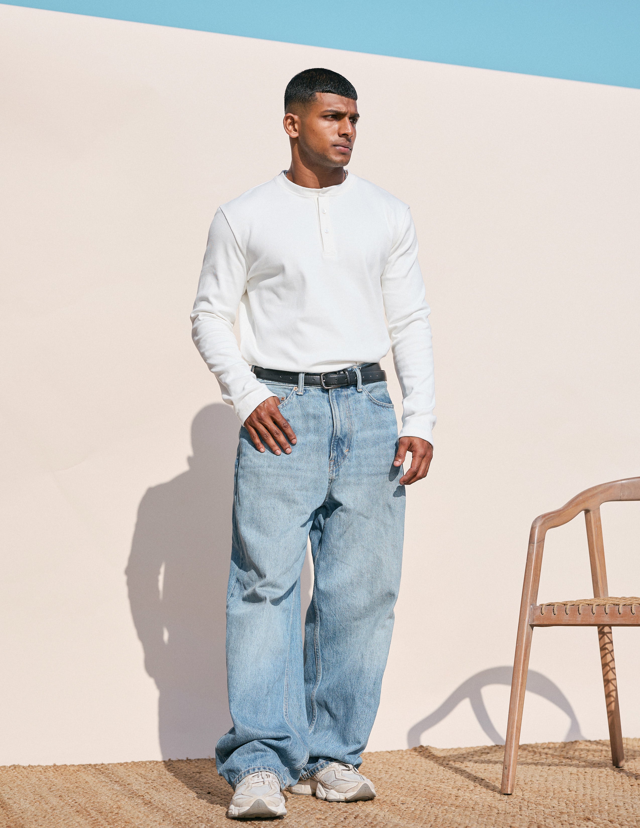 Henely long sleeve shirt