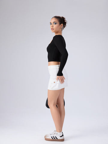 Lora Long Sleeved Fitted Top