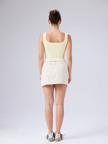 Lucy Scoope Neck Fitted Top