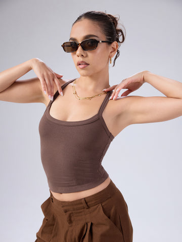 Shae Halter Neck Sleeveless Fitted Top