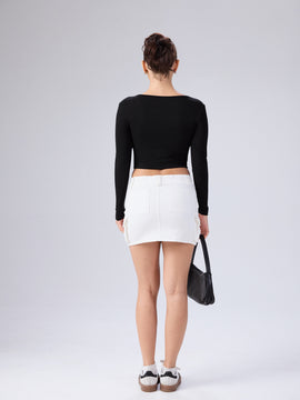 Lora Long Sleeved Fitted Top