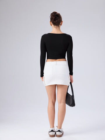 Lora Long Sleeved Fitted Top