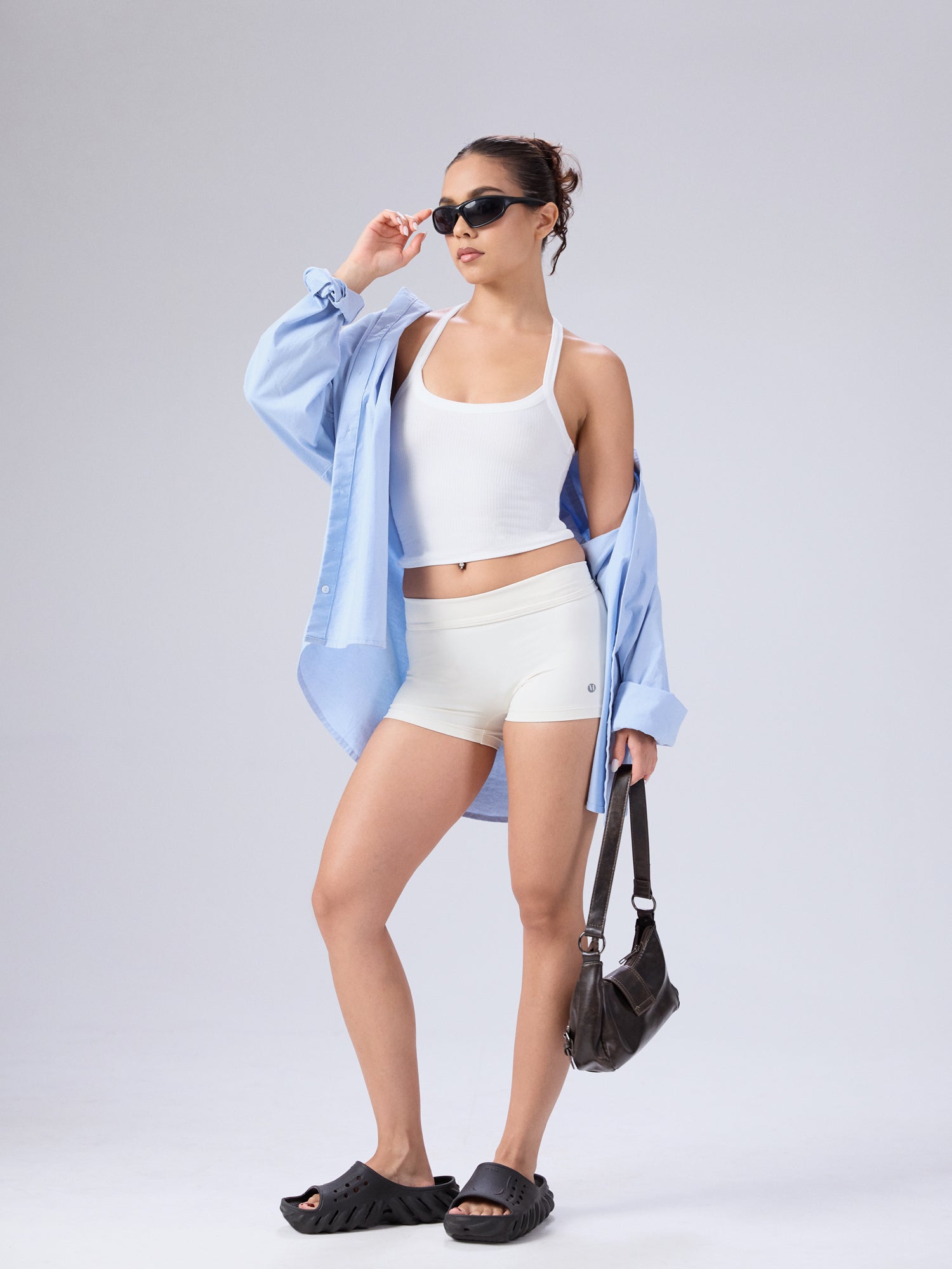 Shae Halter Neck Sleeveless Fitted Top