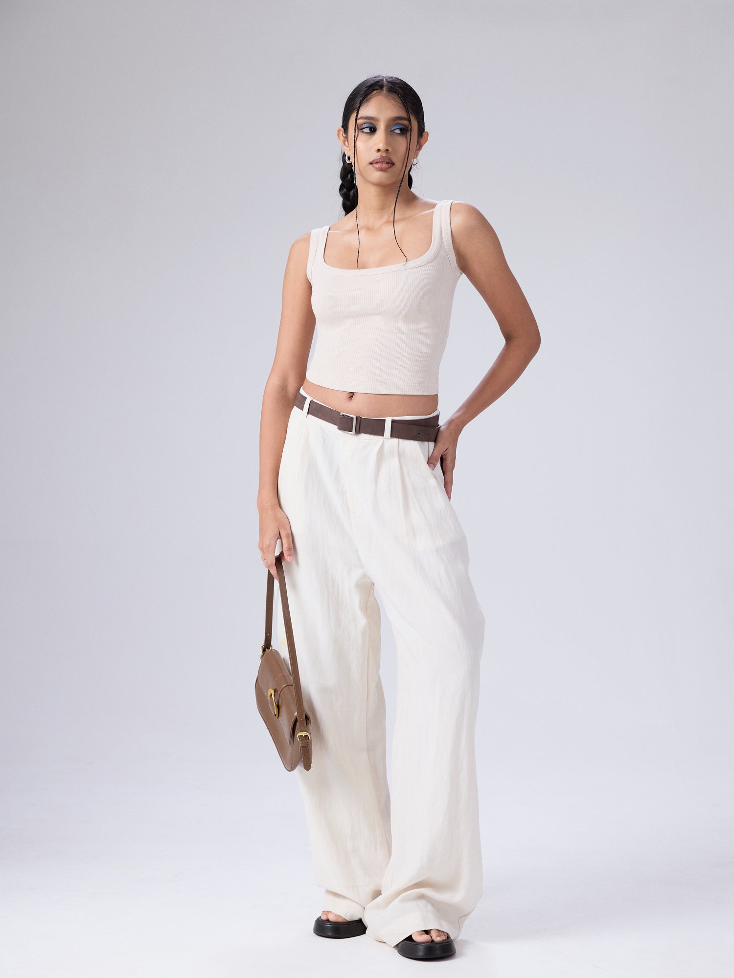 Lucy Scoope Neck Fitted Top