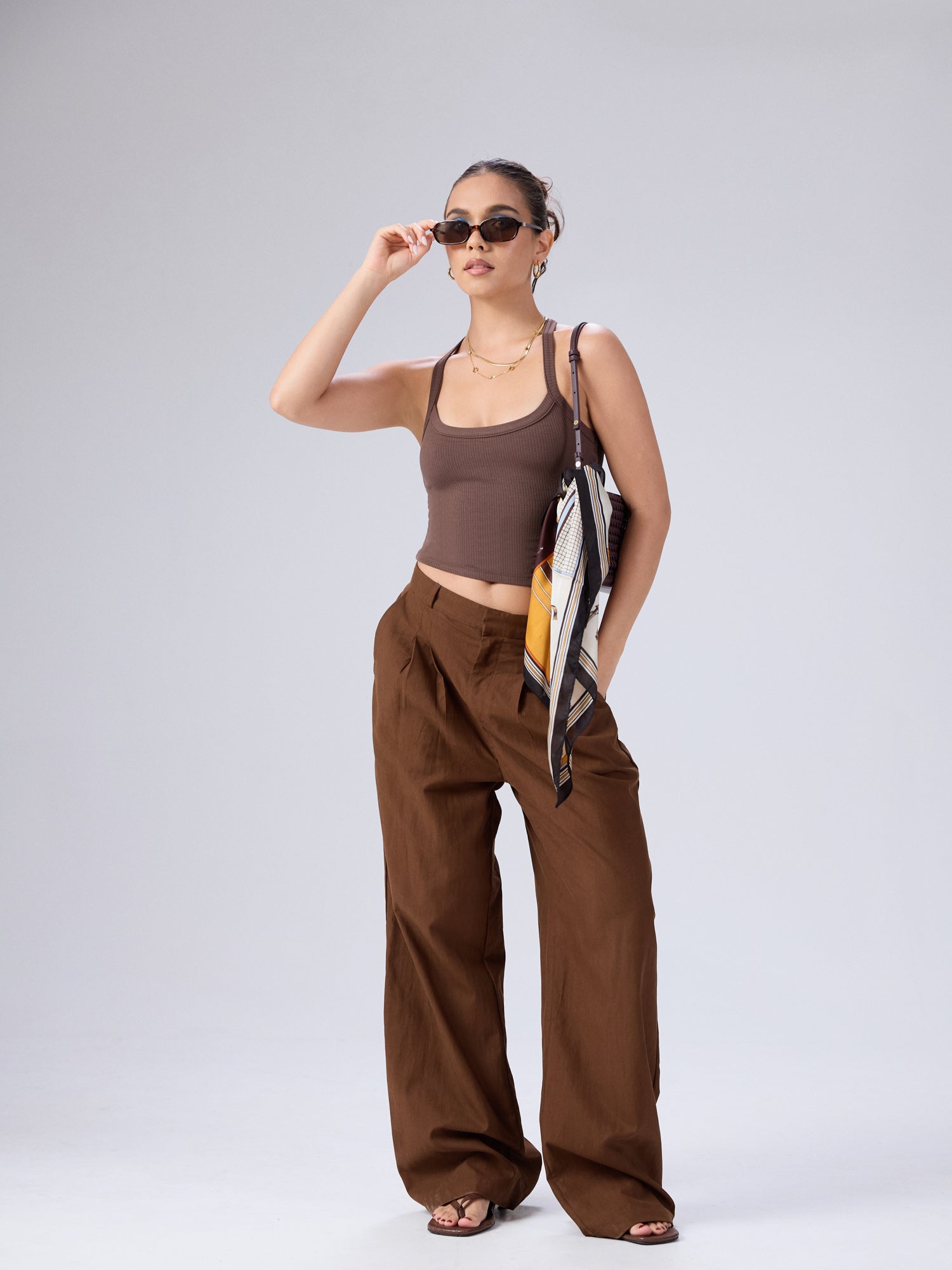 Shae Halter Neck Sleeveless Fitted Top