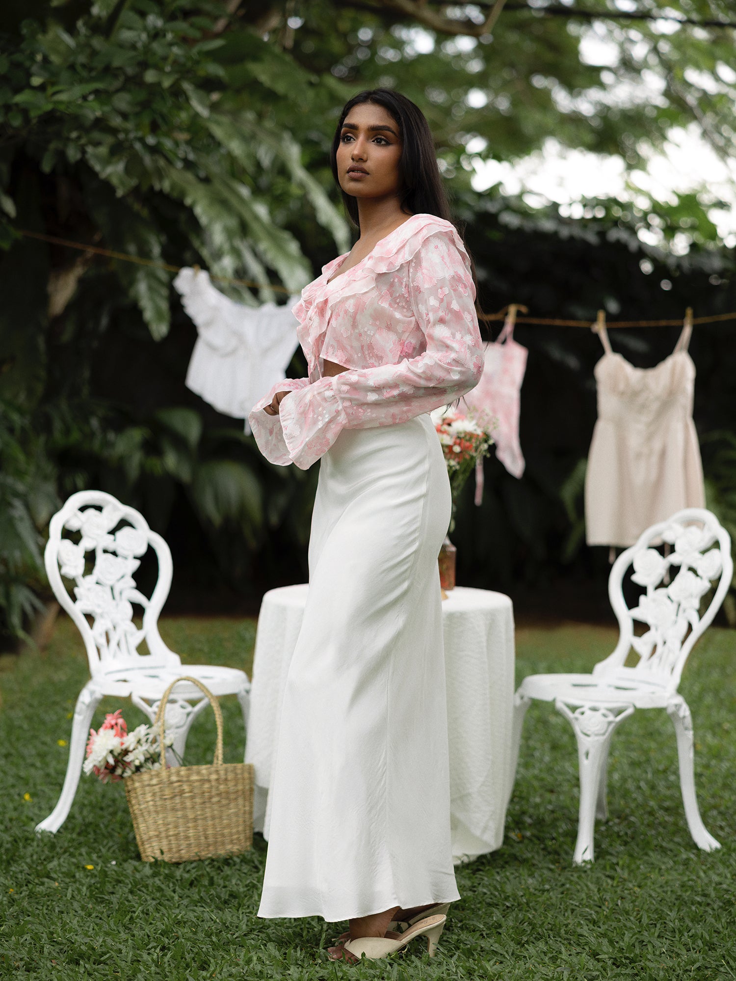 Bias Maxi Skirt