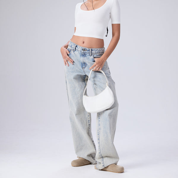 Nora Round Neck Short Sleeved Top