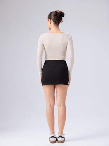 Lora Long Sleeved Fitted Top