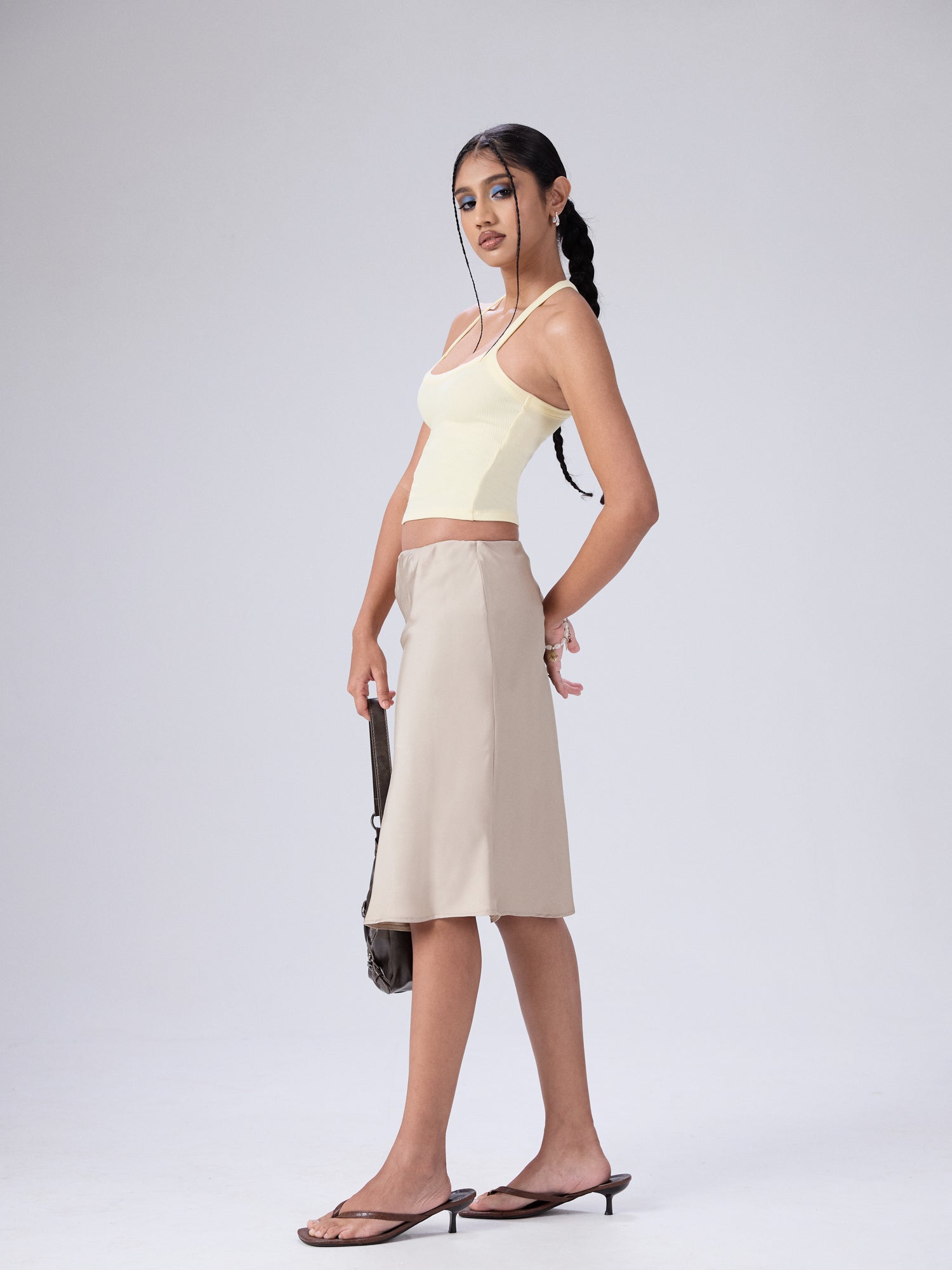 Shae Halter Neck Sleeveless Fitted Top