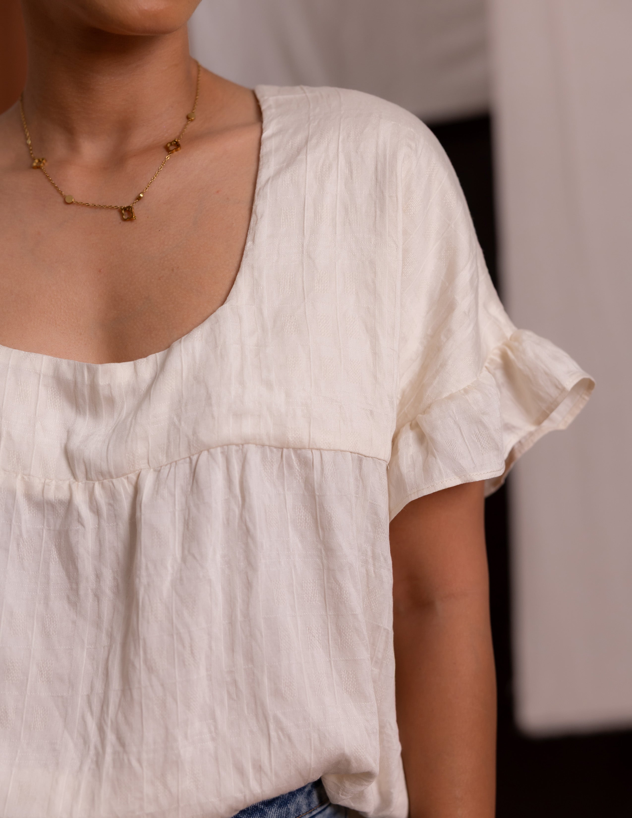 Scoop Neck Loose Fit Top