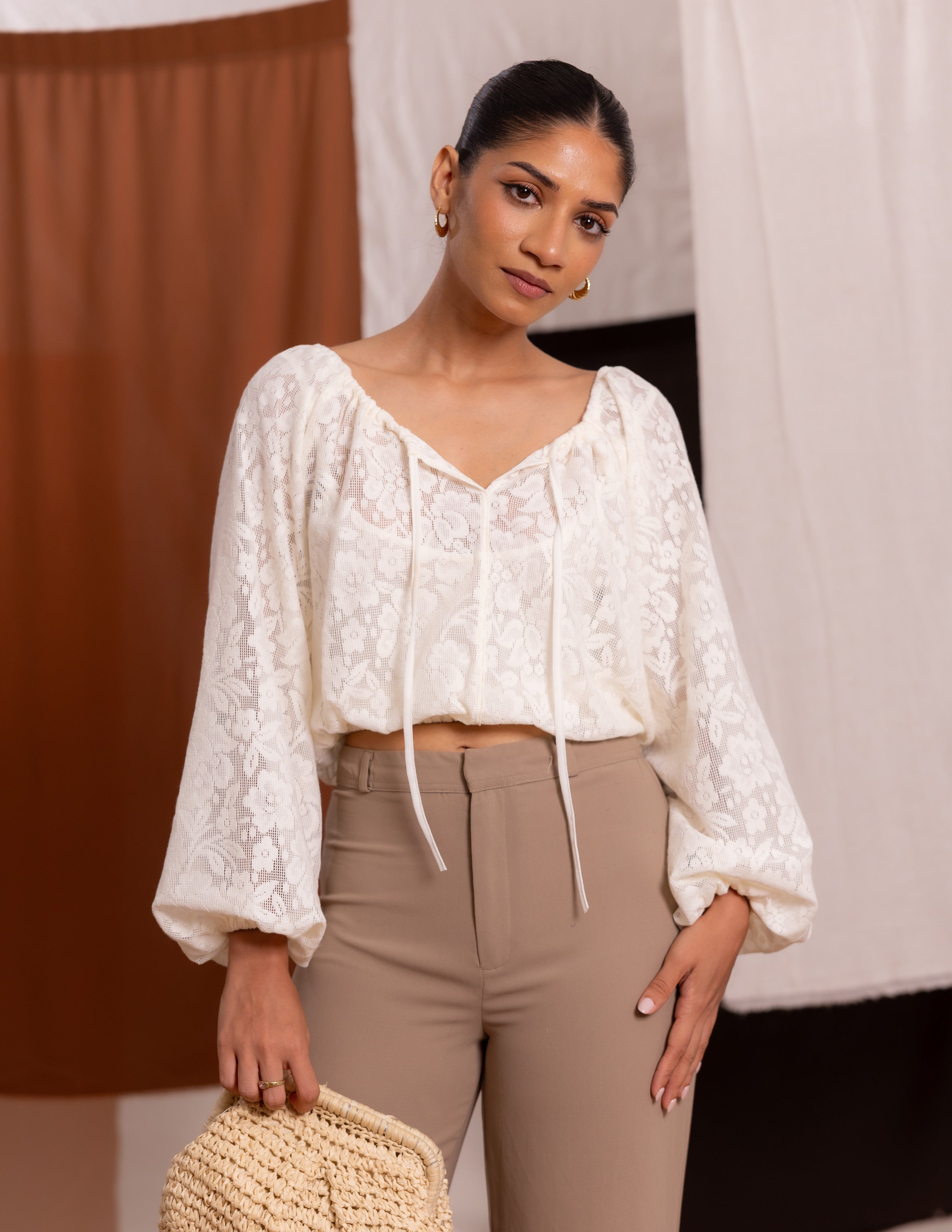 Loose Fit Lace Top