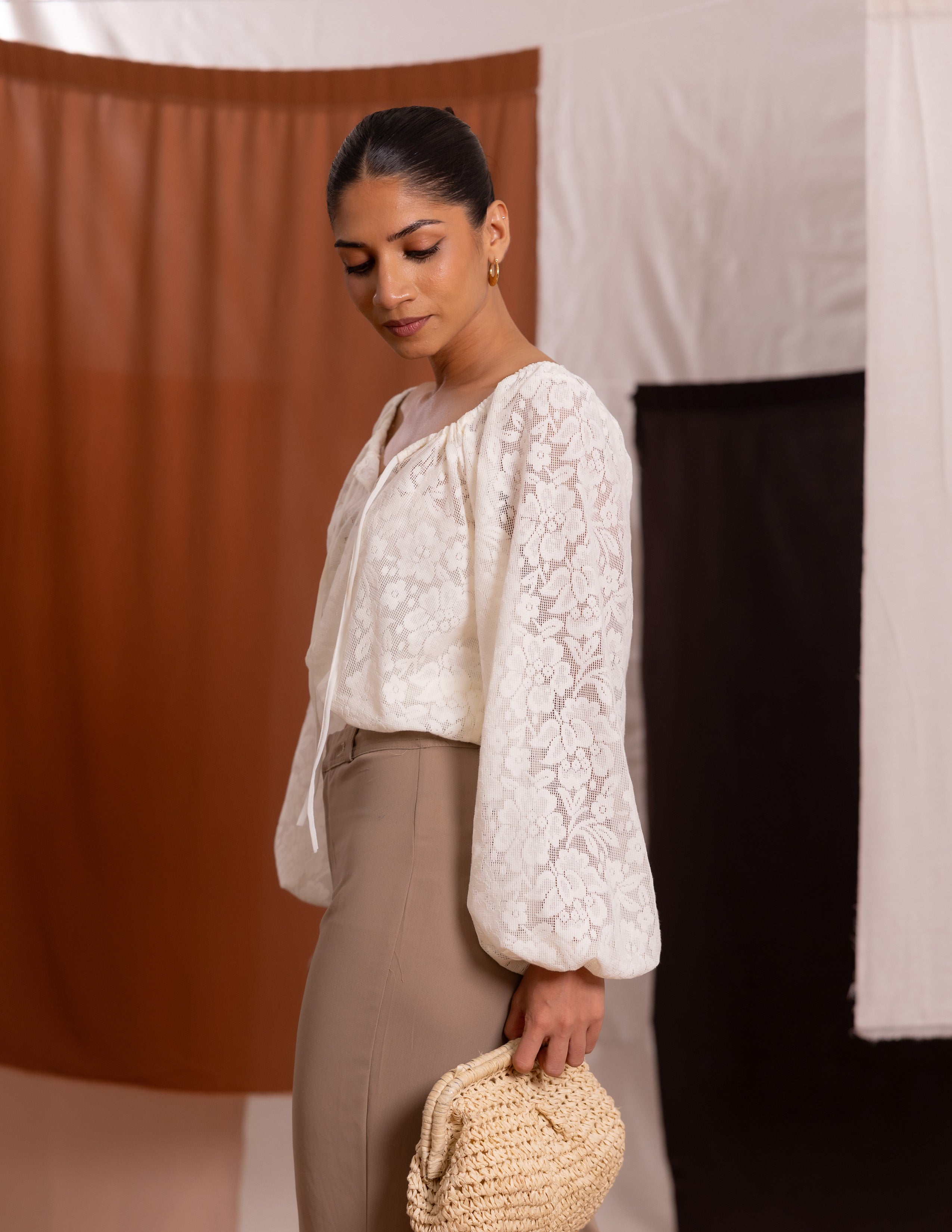 Loose Fit Lace Top