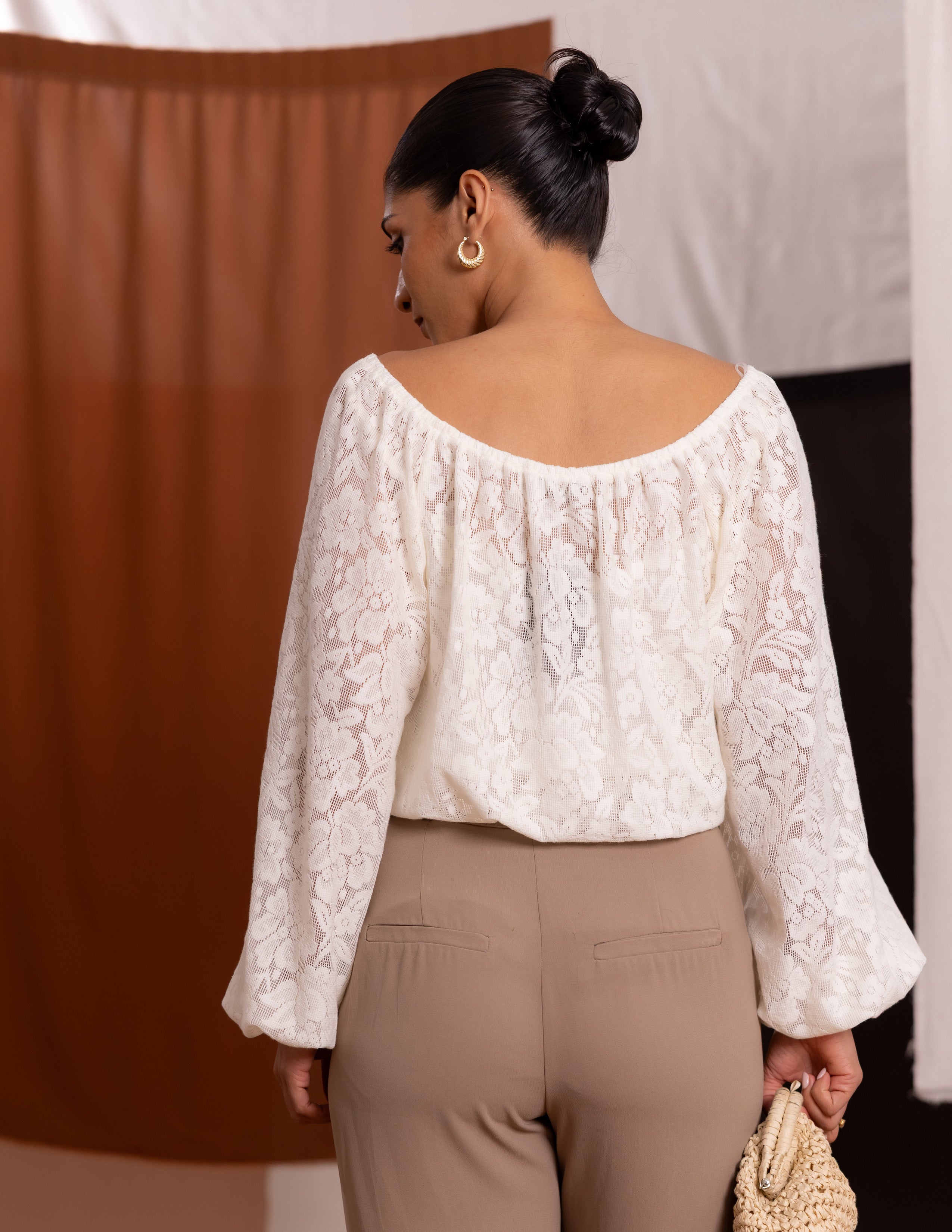 Loose Fit Lace Top
