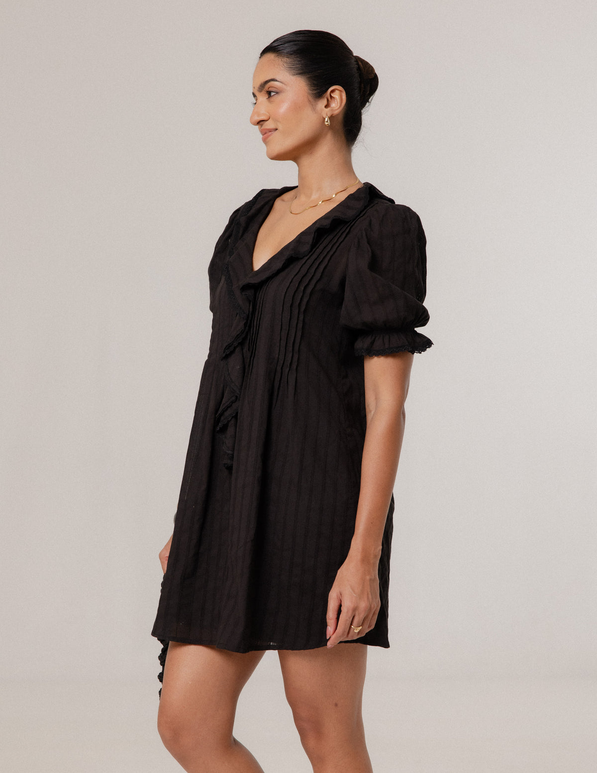 Lace Detailed Mini Dress
