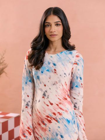 Long Sleeve Bias Maxi Dress