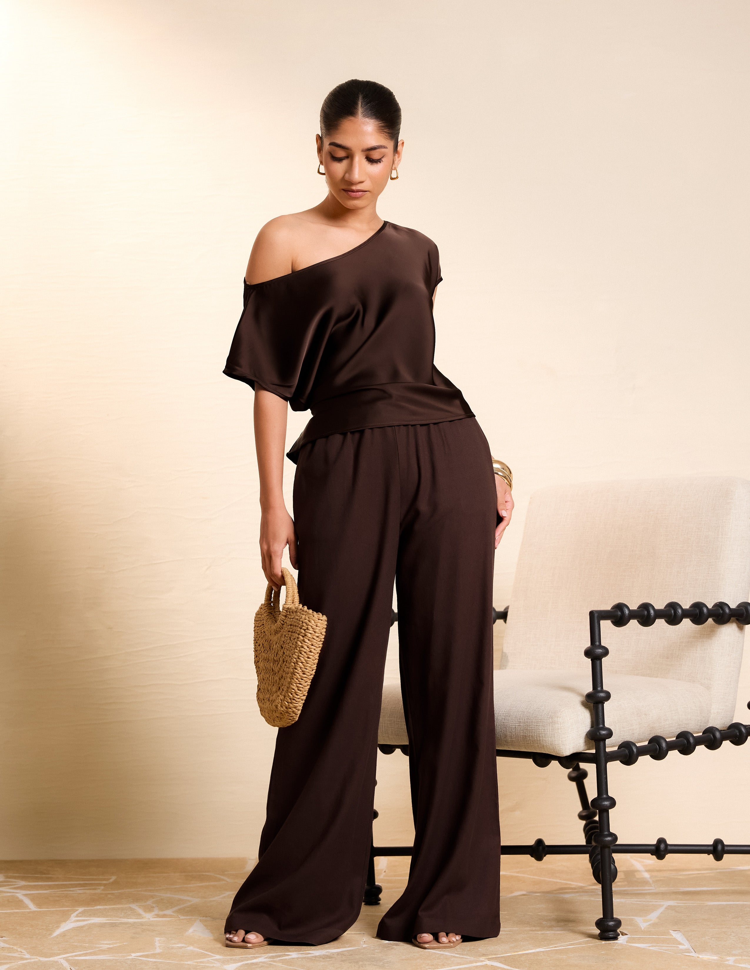 Mid Waist Drawstring Pant