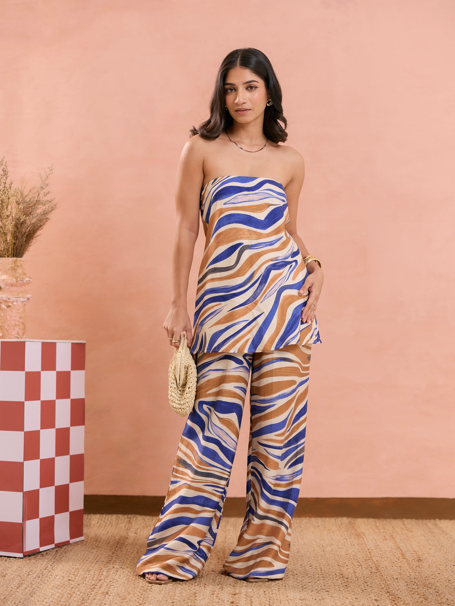 Drawstring Wide Leg Pant