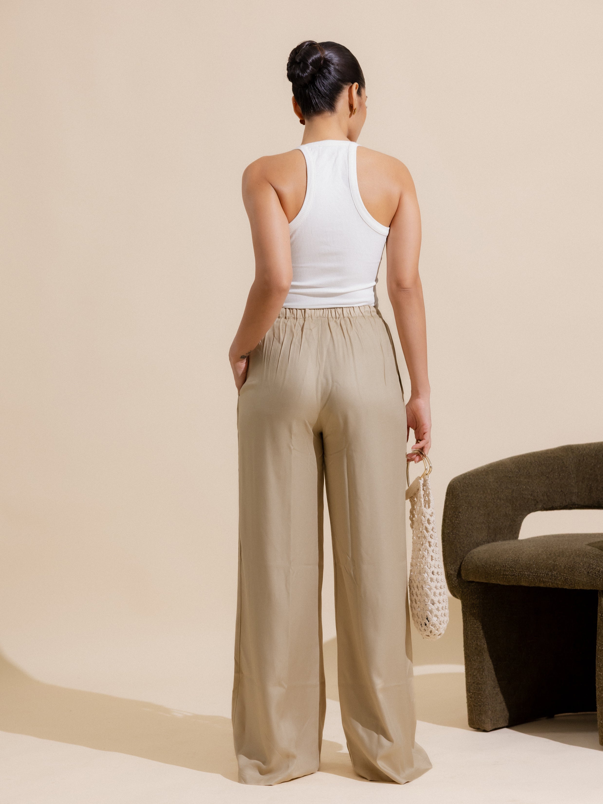 Straight Leg Drawstring Pant
