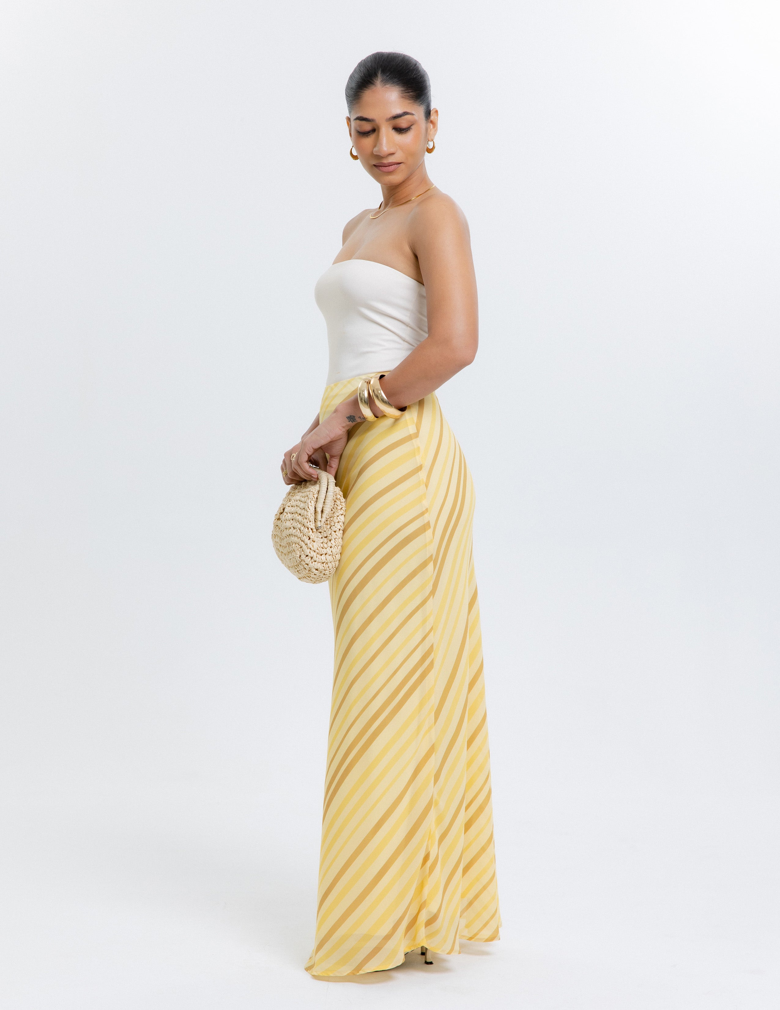 Bias Maxi Skirt