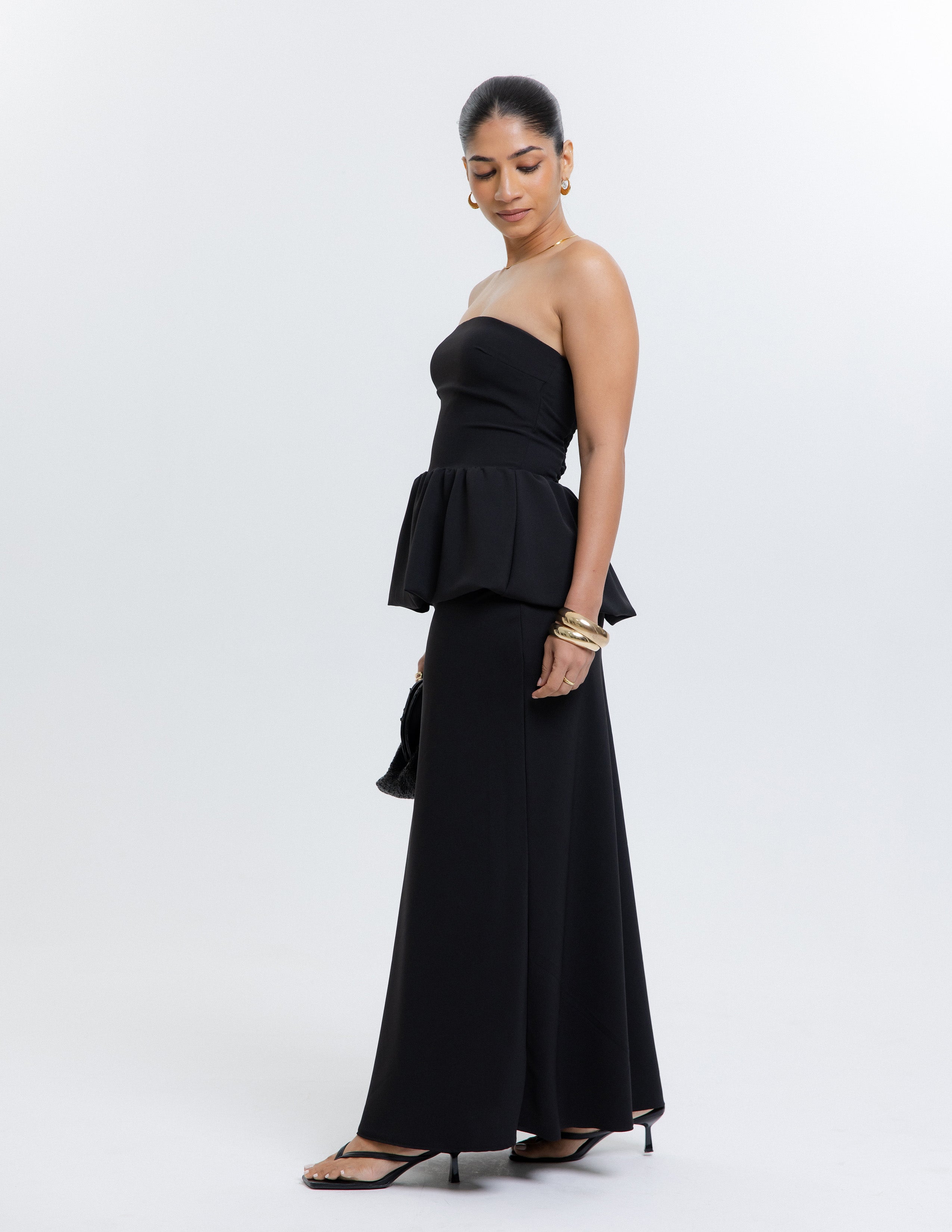 Peplum Tube Top