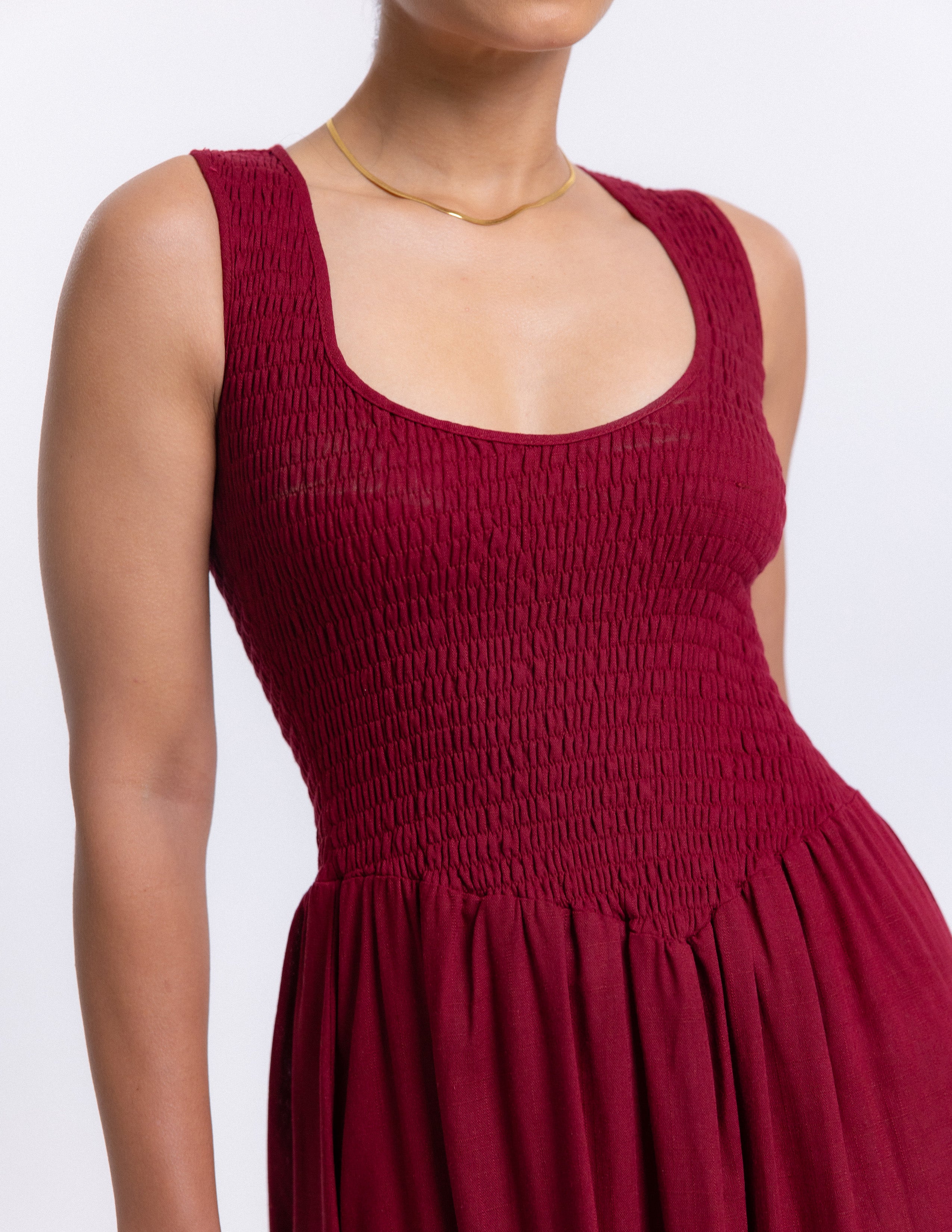 Smocked Maxi Dress