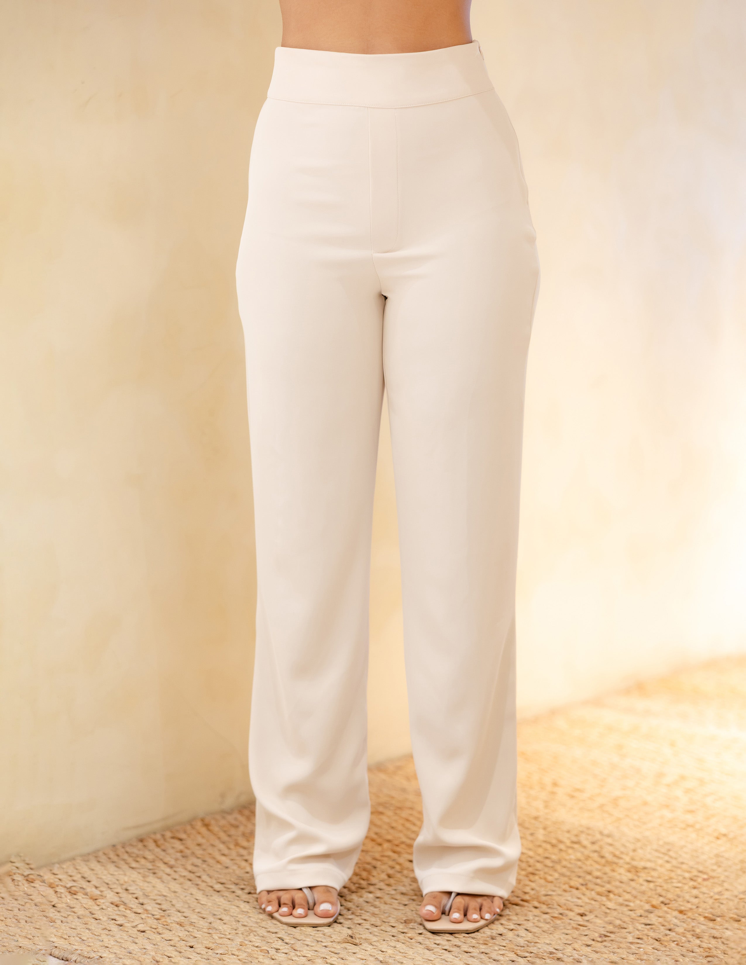 High Waist Straight Leg Pant