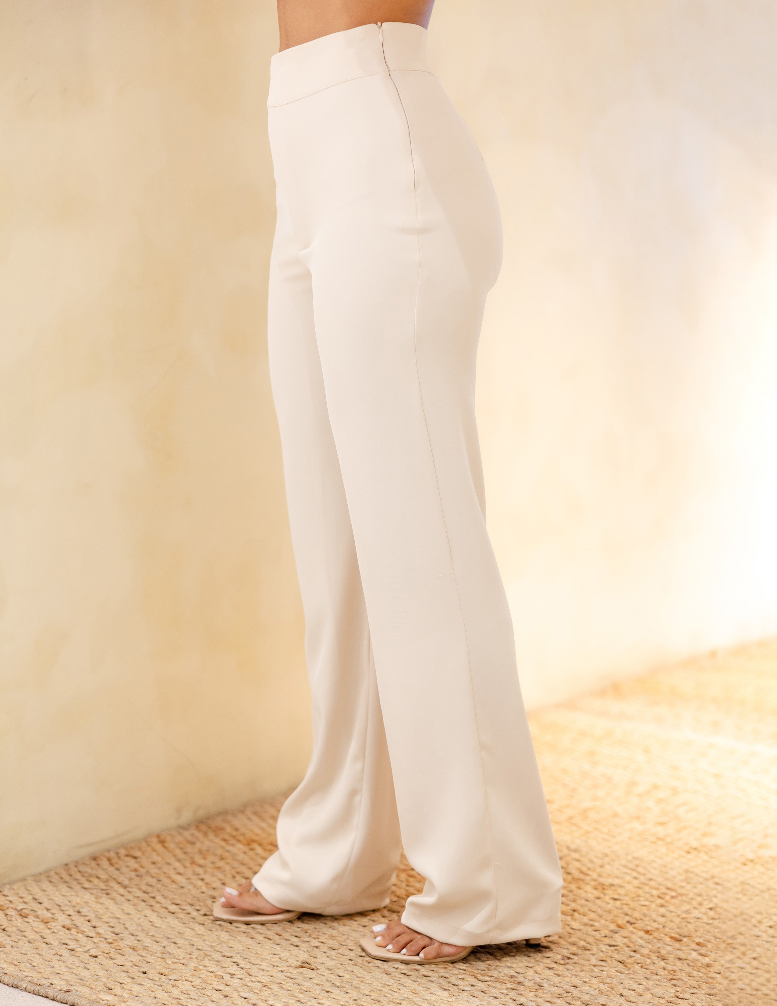 High Waist Straight Leg Pant