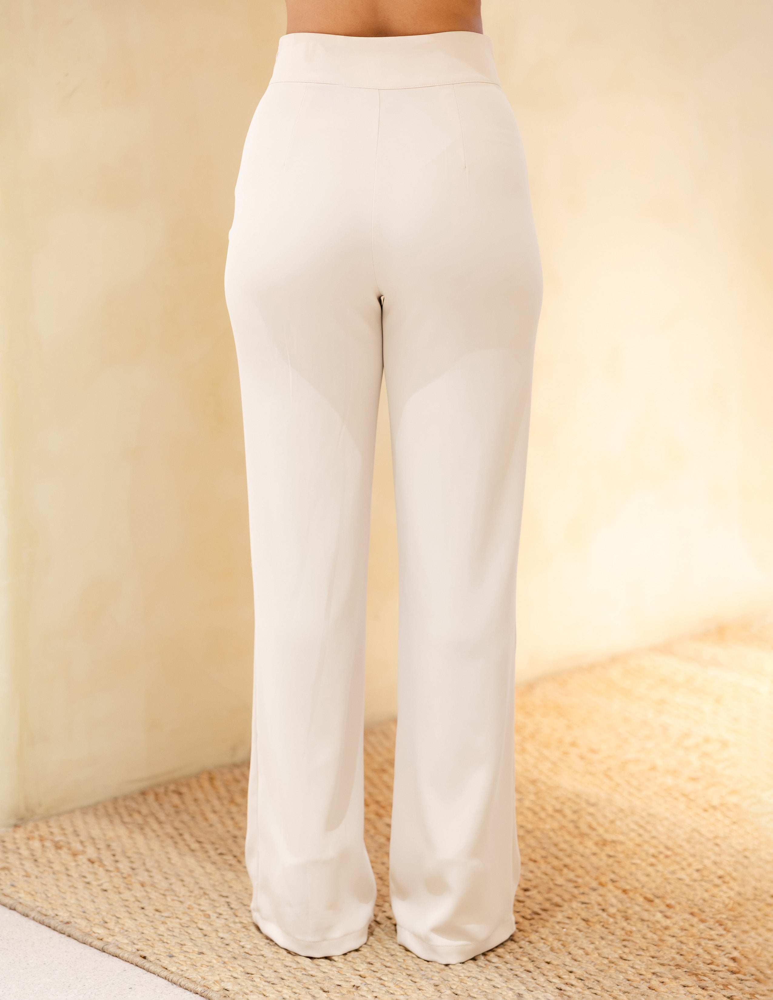 High Waist Straight Leg Pant