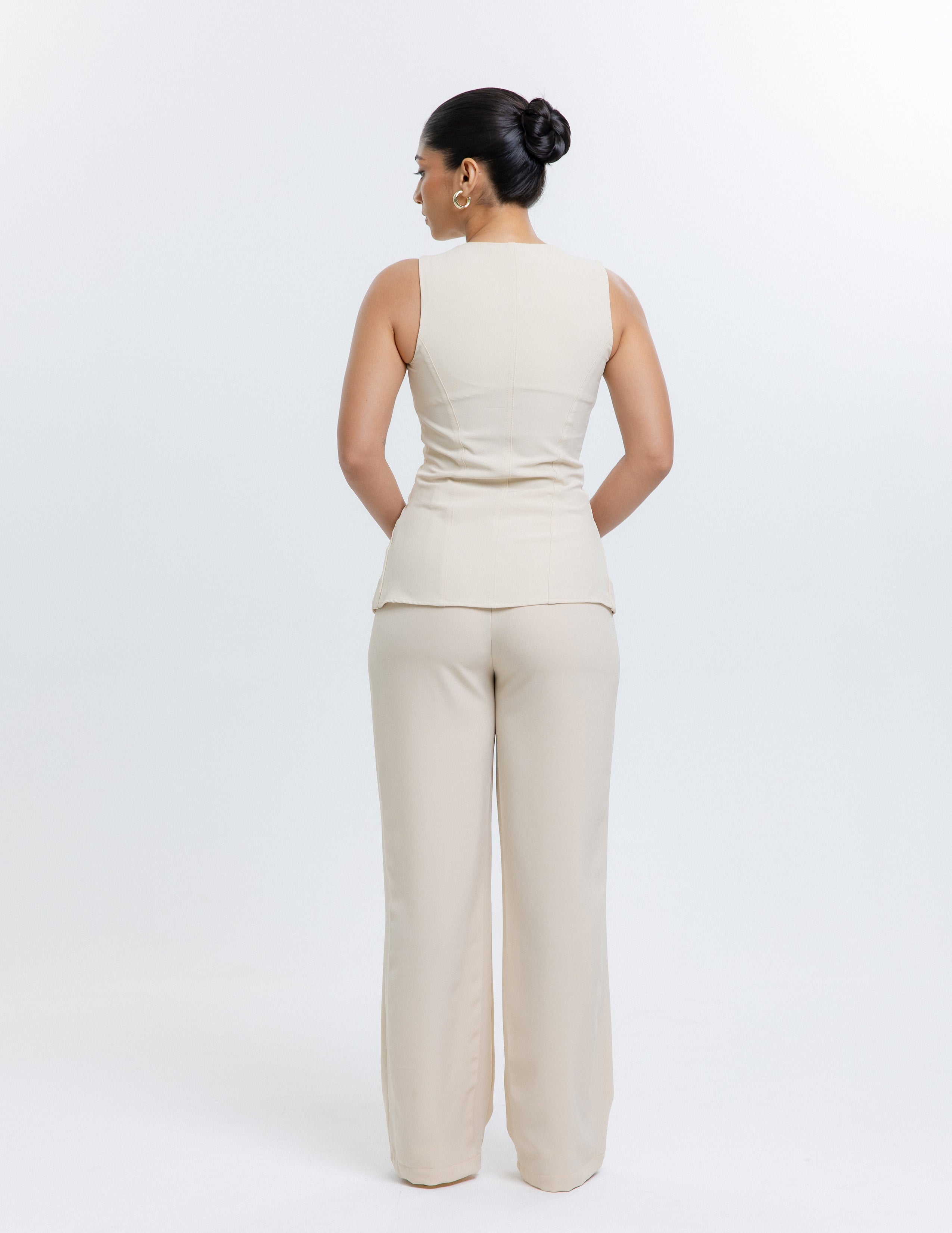 High Waist Straight Leg Pant