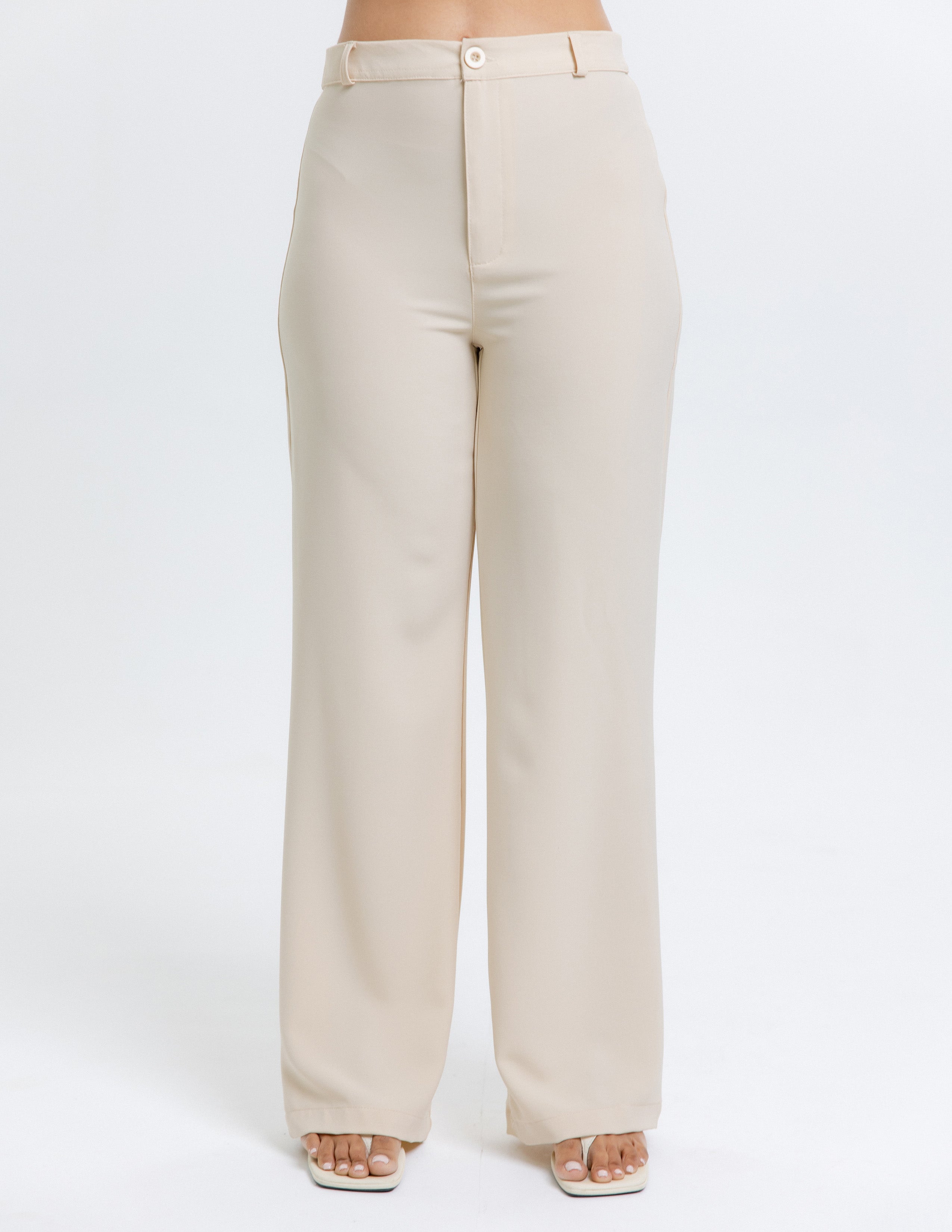 High Waist Straight Leg Pant