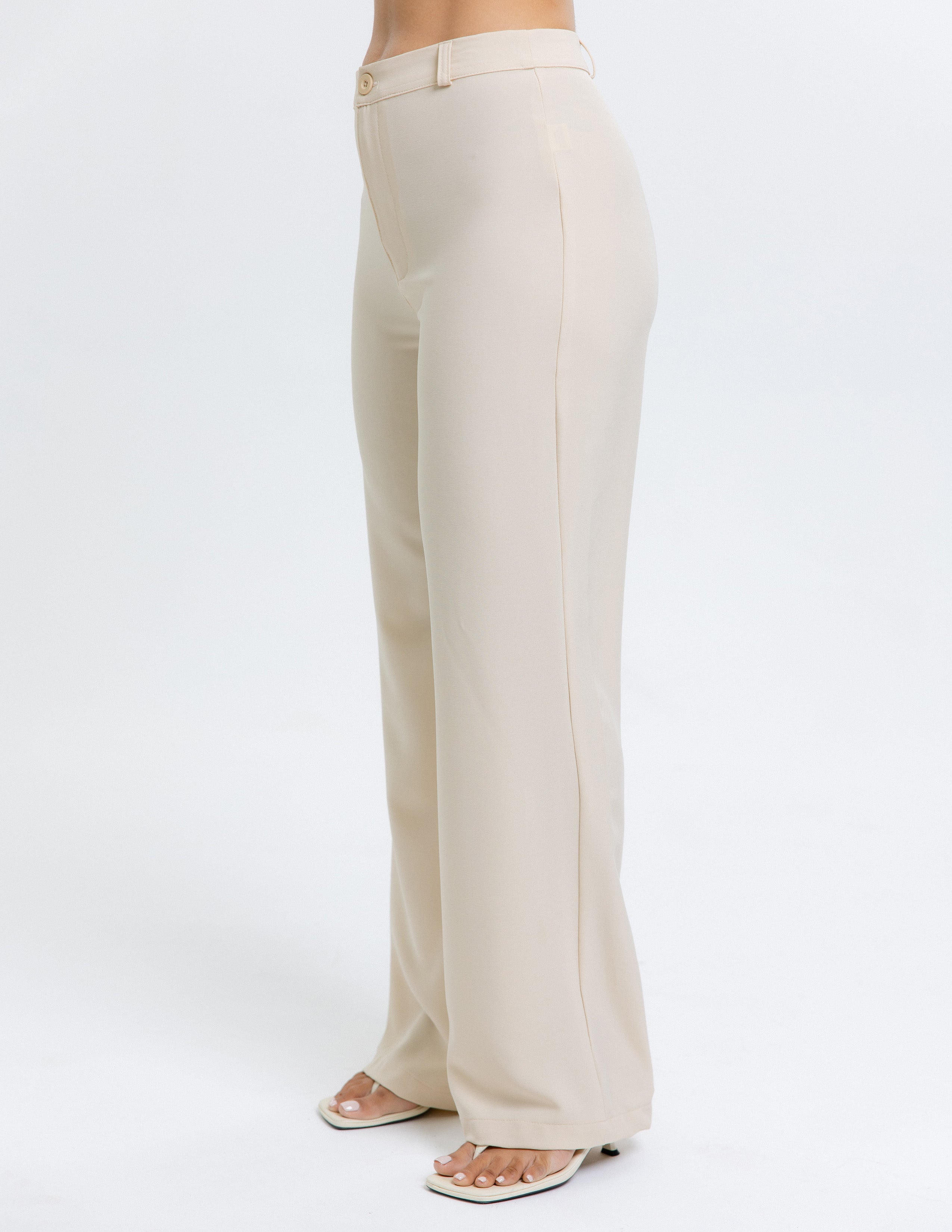 High Waist Straight Leg Pant