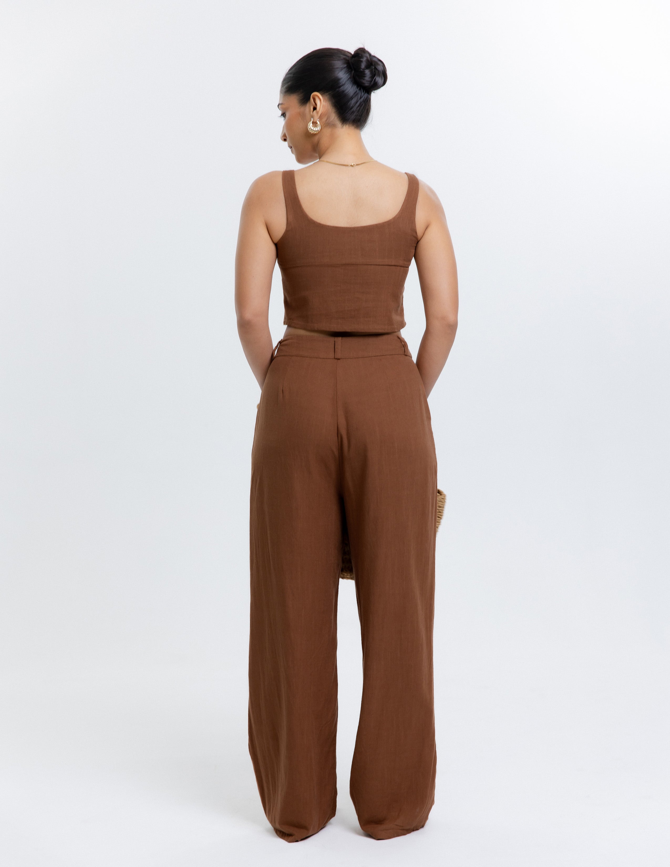 Scoop Neck Crop Top