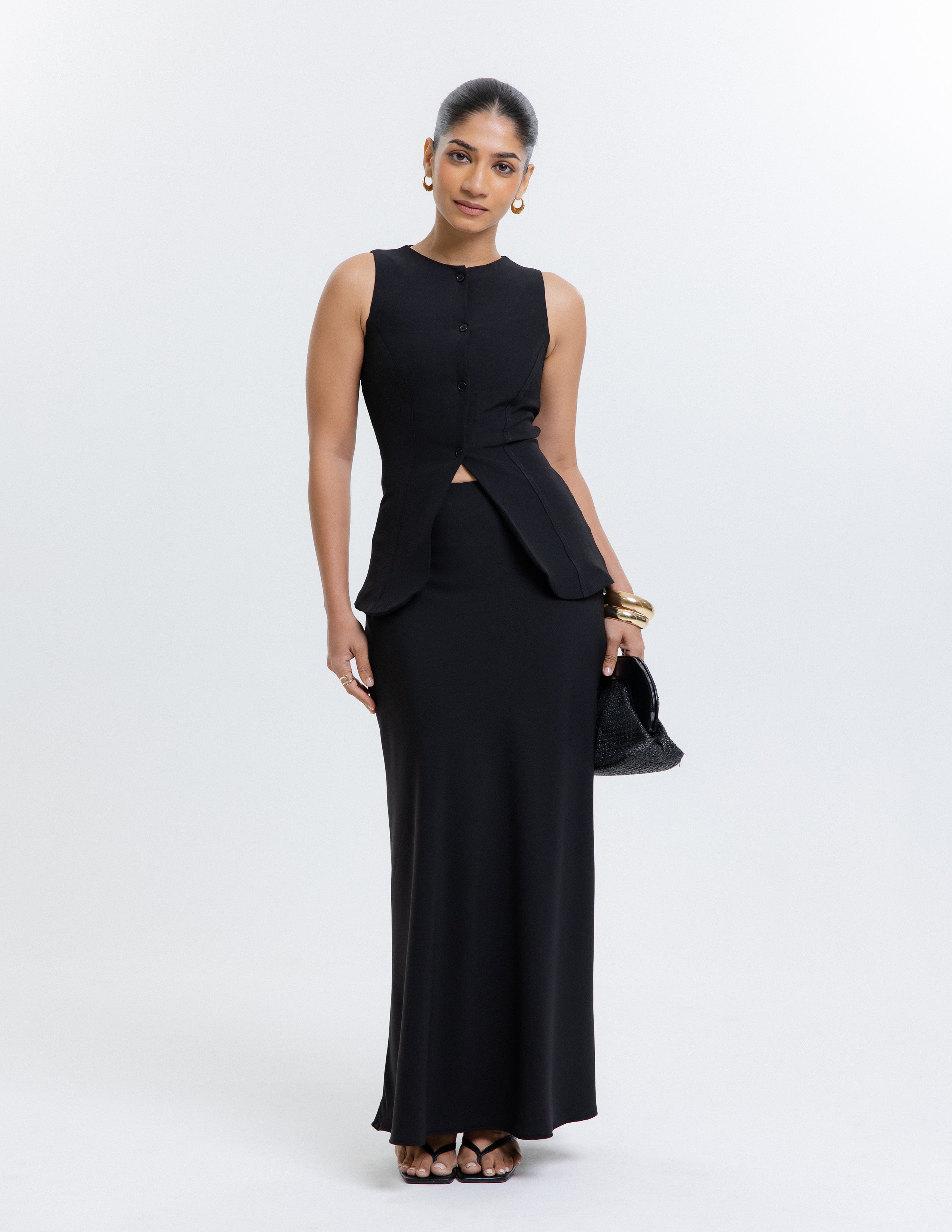 Bias Maxi Skirt