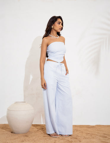 Drawstring Wide Leg Pant