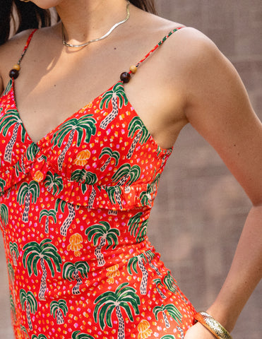 Printed Maxi Dress