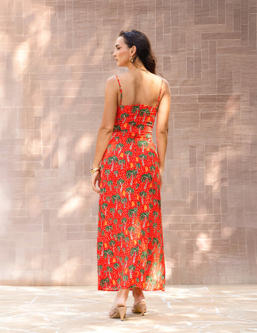 Printed Maxi Dress