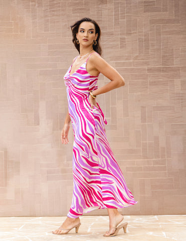 Cowl Neck Maxi Dress