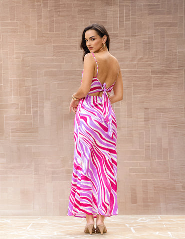 Cowl Neck Maxi Dress