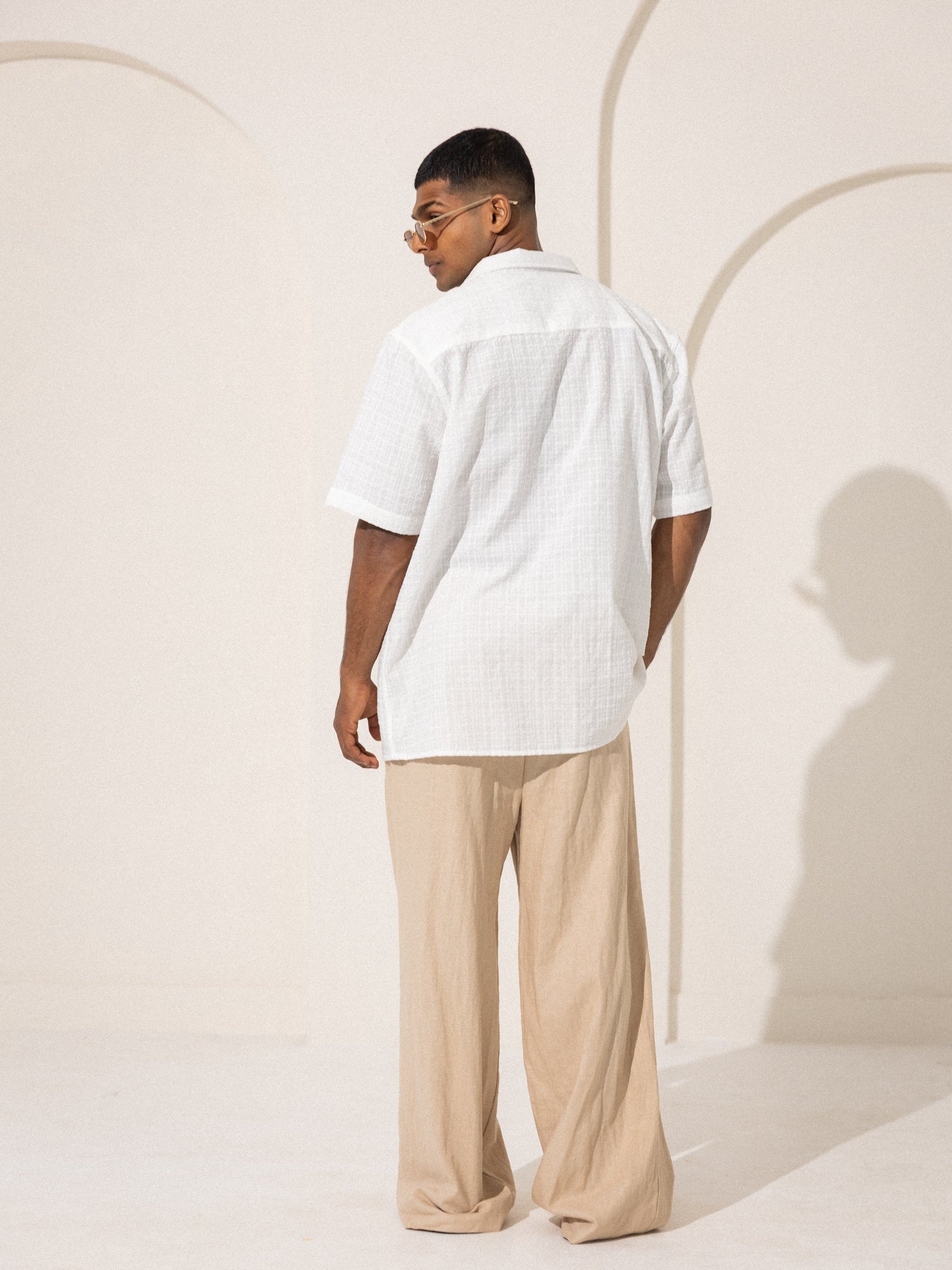 Oversized patch pocket shirt