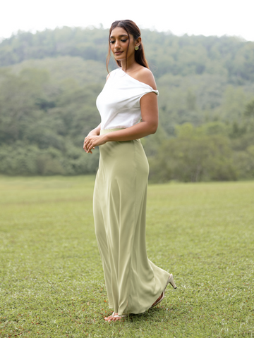 Bias Maxi Skirt