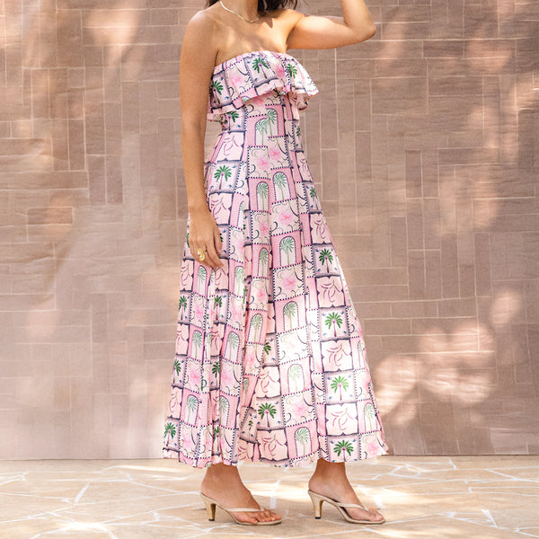 Frill Detailed Tube Dress