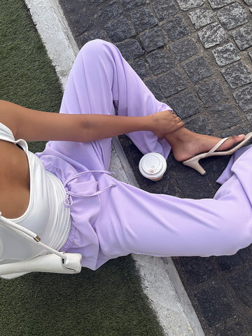 Scoop Neck Detailed Fitted Top