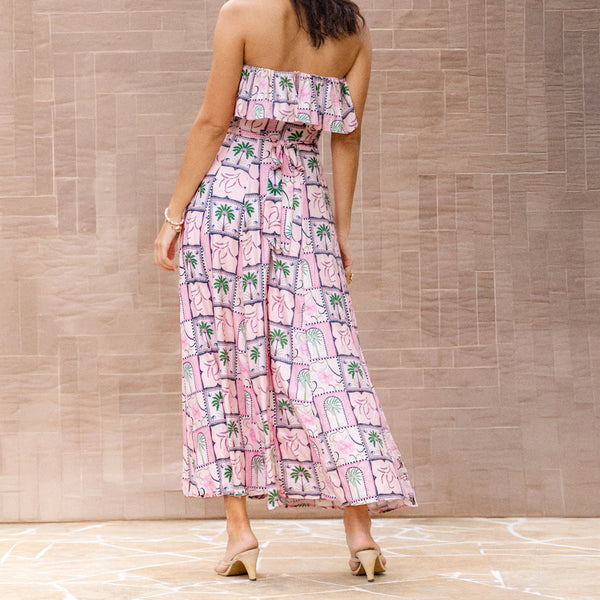 Frill Detailed Tube Dress