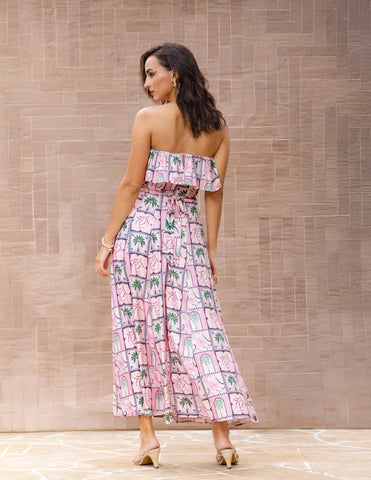 Frill Detailed Tube Dress