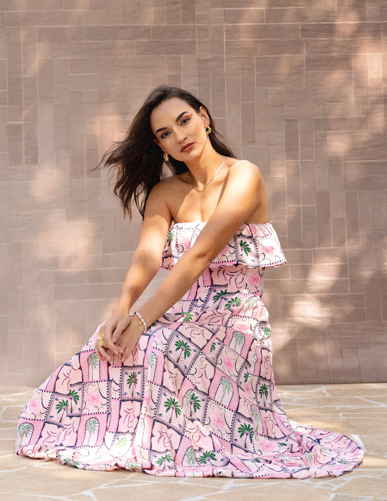 Frill Detailed Tube Dress