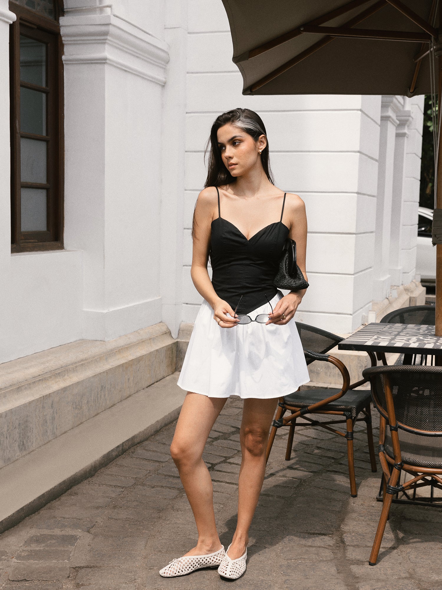 Bustier Detail Corset Mini Dress