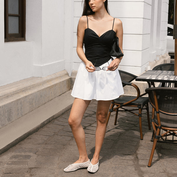 Bustier Detail Corset Mini Dress