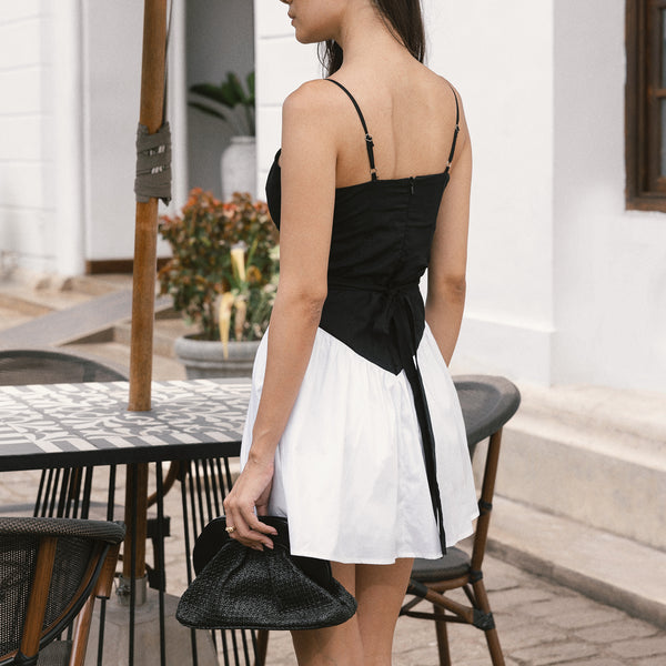 Bustier Detail Corset Mini Dress