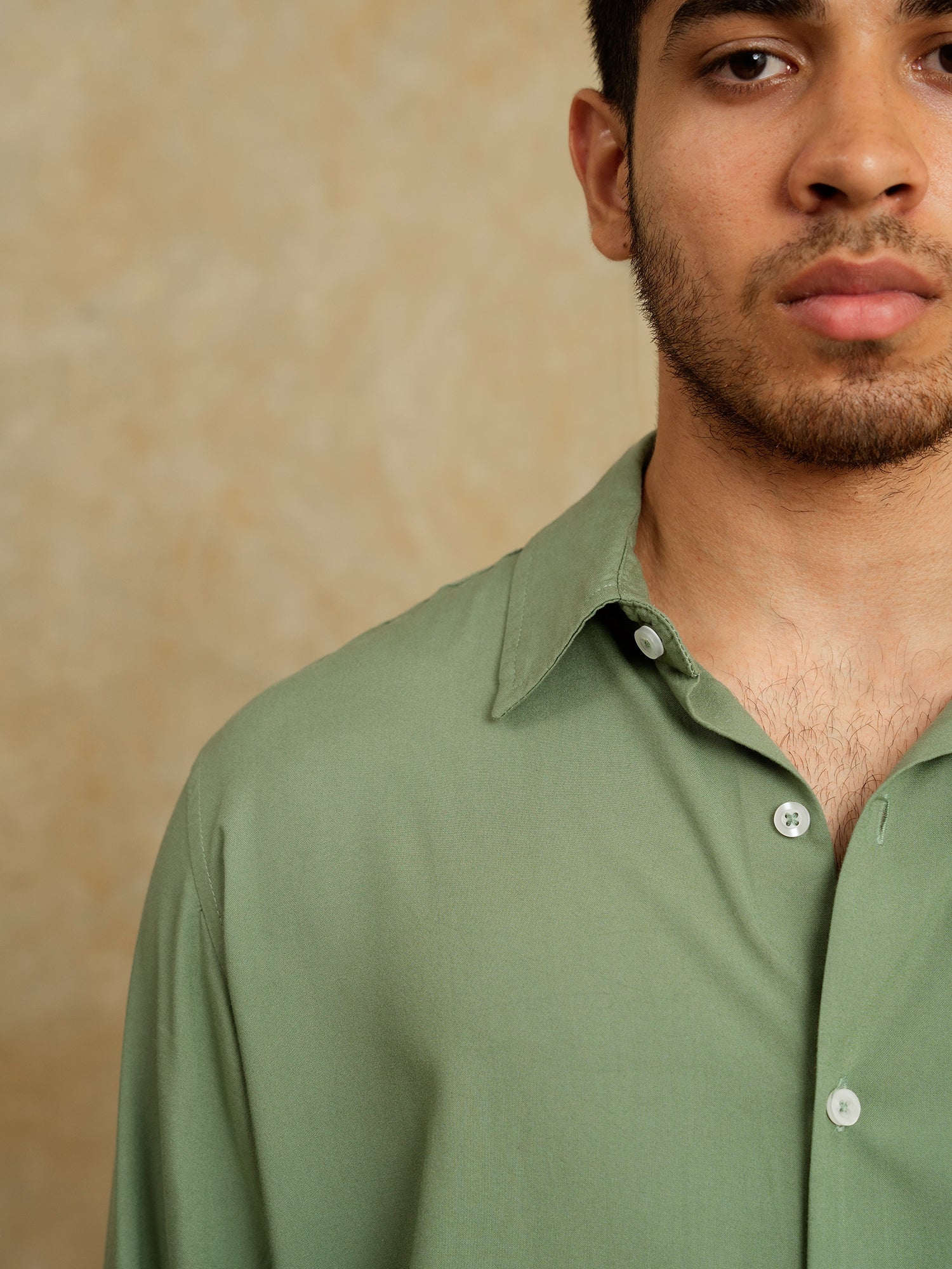 Basic regular collar shirt